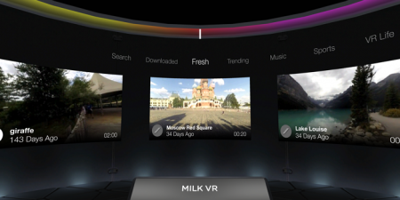 Samsung’s Milk VR lets you Watch VR content without a Headset