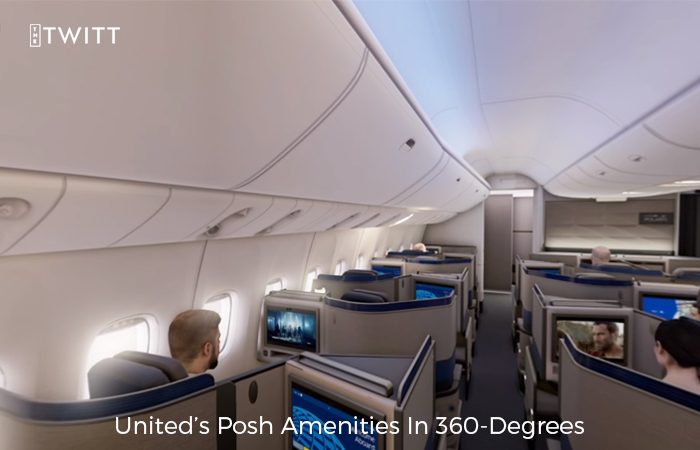 Business Class Of United Airlines Dipped In VR