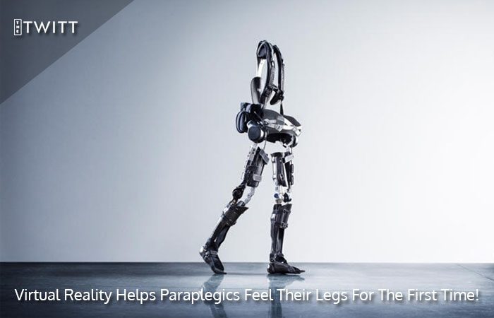 Paraplegics Learn to Walk with Virtual Legs using Exoskeletons