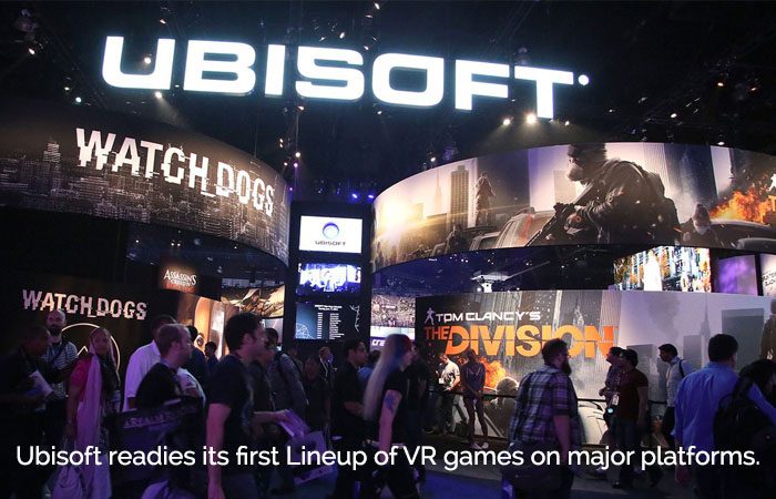 Ubisoft Confirms The Arrival Of Its Three VR Games In Stores