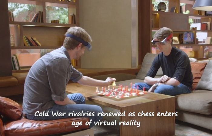 Chess Is Now Entering The Brimming River I.E. Virtual Reality