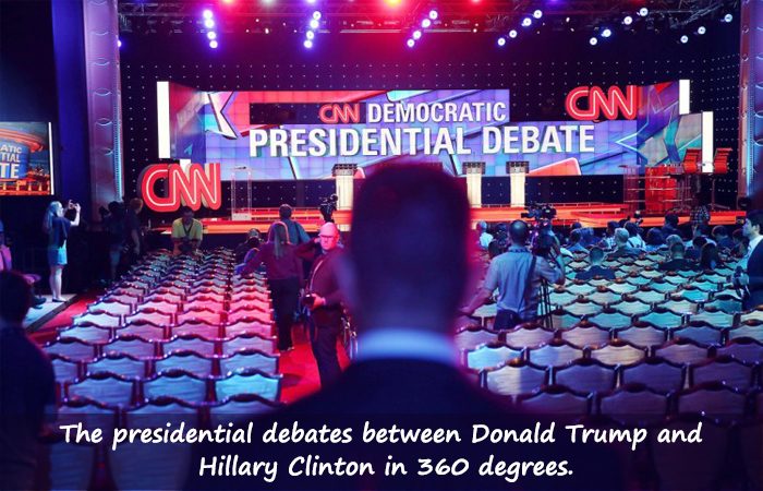 Now Witness the Presidential Debate in Virtual Reality