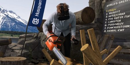 VR Logging Game Launched By A Swedish Chainsaw Brand