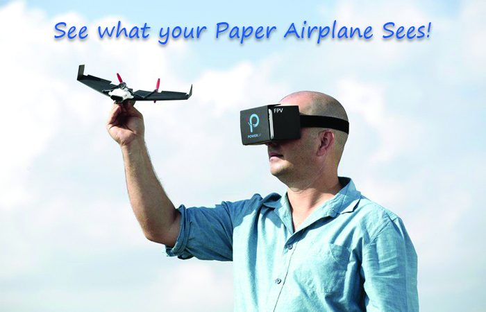 Paper Airplane VR Drone as ‘Powerup FPV’