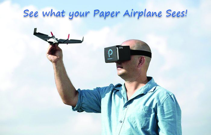 Paper Airplane VR Drone as ‘Powerup FPV’