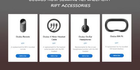 Get Replacement For Your Rift Accessories by Oculus
