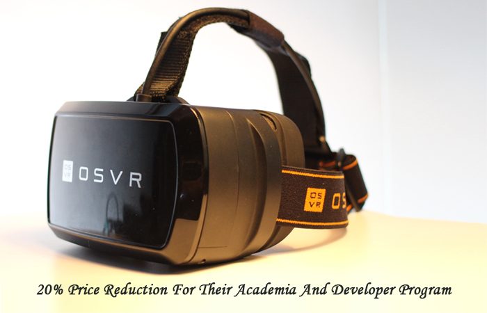 OSVR Offers Discount On HDK 2 To Students & Developers