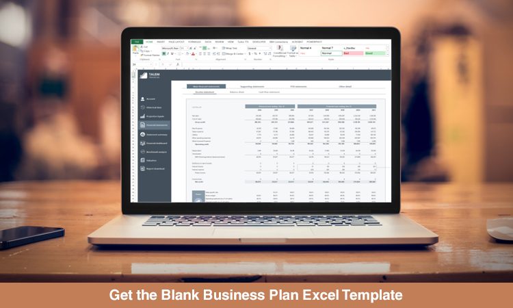 Get the Blank Business Plan Excel Template